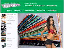 Tablet Screenshot of finoplastperu.com